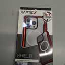 RAPTIC Shield Magnetic for iPhone 15 Pro Case, Compatible with MagSafe, Shockproof Protective Clear Case, Military Grade 10ft Drop Tested, Durable Aluminum Frame, 6.1 inch, Red