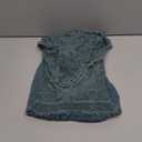 Eomenie Women's Contrast Lace Bathing Suit Cover Up V-Neck Swimsuit Coverups Loose Swimwear Beach Dress Beachwear (Green, Plus)