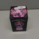 Plasma Ball Lamp Interactive Touch Lightning Globe 3 Inch Fun Lamp USB Powered 7 Color Changing Lights Mood Lighting Party Prop Gifts Space Decor Desk Decor.