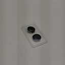 Geevon Smart Tag-2 Pack Bluetooth Tracker Work with Apple Find My (iOS Only).Item Finder for Keys, Wallet,Backpack, Luggage (2P Black)