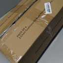 Basic Beyond Outdoor Chair Cushions Set of 4, Square Corner Outdoor Cushions for Patio Furniture, Water Resistant Patio Chair Cushions with 2 Ties, 18.5x16x3, Black