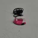 Honoson Mini Craft Iron Mini Heat Press Small Iron Portable Handy Tiny Flatiron with Charging Base Accessories for Fuse Beads Patch DIY Shoes T-Shirts Heat Transfer Vinyl Projects(Pink)