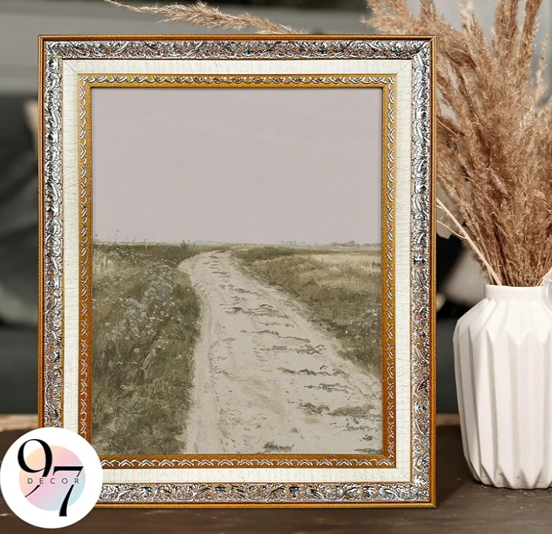 Pack Of 2  Decor PS Gold Vintage Frames 21x 29.7  Decorative  Picture Frame Vintage Golden Antique Photo
