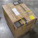 COMHOMA Recliner Chair, PU Rocking Chair for Adults, Swivel Recliner with Cup Holders, Single Sofa Seat with Side Pockets for Living Room, Bedroom(Black)