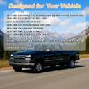 R-GEE Out-Channel Window Rain Guards Fit for Chevy Silverado/GMC Sierra 2001-2007, Window Vent Wind Deflectors Visors Shades for 2000-2006 Suburban/Yukon XL, 2002-2006 Avalanche/Cadillac Escalade