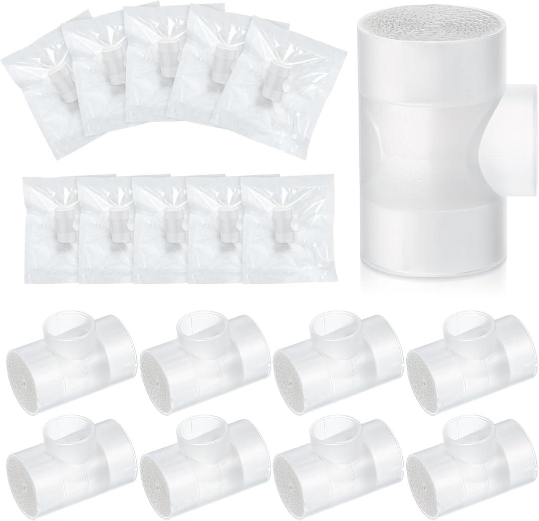 Threlaco 50 Pcs Tracheostomy HME Heat Moisture Exchanger Individually Package Tracheotomy Humidifier Tracheostomy Supplies