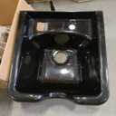 Shampoo Bowl for Salons, Black ABS Plastic Shampoo Sink for Home, Easy to Clean and Install Salon Shampoo Bowls for Hair Stylist