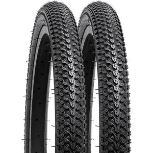 YUNSCM 2-PCS 18" Mountain Bike Tires 18 x 1.95/53-355 Compatible with 18x1.95 18x2.0 Bicycle Tires (Y-1017)