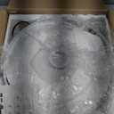 Lightdot 57IN Floor Lamp with Shelves, Mid Century Modern Standing Lamps with Bulb and Storage Bag Included, Gold Pole End Table with Linen Lampshade for Living Room, Bedroom, Office