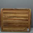 Premium Teak Wood Chopping Board 2-Pack (24"x18") with Juice Groove Extra Large & Durable Cutting Board for Meat, Fruits, and Veggies