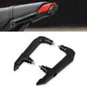 GROM Passenger Grab Bars Rear Seat Pillion Grab Handles Hand Grip Rails Replacement for Honda Grom 125 MSX125 2022 2023 2024 2025 2026(Black)