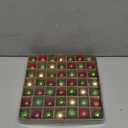 DERAYEE 49 Pcs Mini Christmas Balls Tree Ornaments, 1.2 Inch Small Shatterproof Xmas Hanging Decorations Red Green Gold Christmas Ball Ornaments for Home Party Xmas Decor