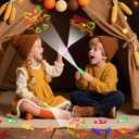 Thanksgiving Party Favors for Kids, 35Pcs Turkey Light Up Finger Lights Toys Bulk Goodie Bag Pinata Fillers Treats Glow in the Dark Gifts Fall Thanksgiving Party Supplies Classroom Prizes Party Decor