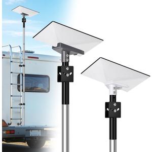 GADFISH Gen 3 Starlink RV Ladder Mount Kit, Includes Gen 3 Starlink Antenna Adapter and Mini Starlink Antenna Adapter, Adjustable Six Section Tube Design, Simple Installation, Perfect for RV Ladder
