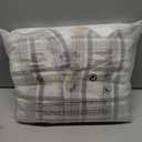 Dokotoo Winter Coats for Women Button Down Plaid Flannel Shirts Warm Sherpa Fleece Jacket size Small