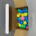 Sosation 150 Pcs 1.1 Inch Gumball Vending Machine Capsules Empty Round Plastic Containers for Prizes Party Favors (Stylish Color)