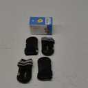 QUMY Dog Shoes for Large Dogs, Medium Dog Boots & Paw Protectors for Winter Snowy Day, Summer Hot Pavement, Water-Resistant in Rainy Weather, Outdoor Walking, Indoor Hardfloors Skid-Resistant Sole (Size 5: 2.4''x2.8''(W*L) (Pack of 4))