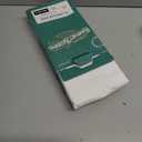 TEXAS LINEN CO. 100% Organic Cotton Pillow Cases King Size Set of 2 - White Organic Cotton Percale Weave Pillowcases King Size, Soft, Cooling, Crisp & Breathable Percale Pillow Covers for Sleeping