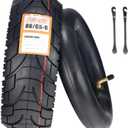 80/65-6 Scooter Tire Off-Road, 10 Inch Replacement Thickened Pneumatic Tyres 80/65-6 for Electric Scooter E-Bike Tires Inner Tubes for Motorcycle (City Road)