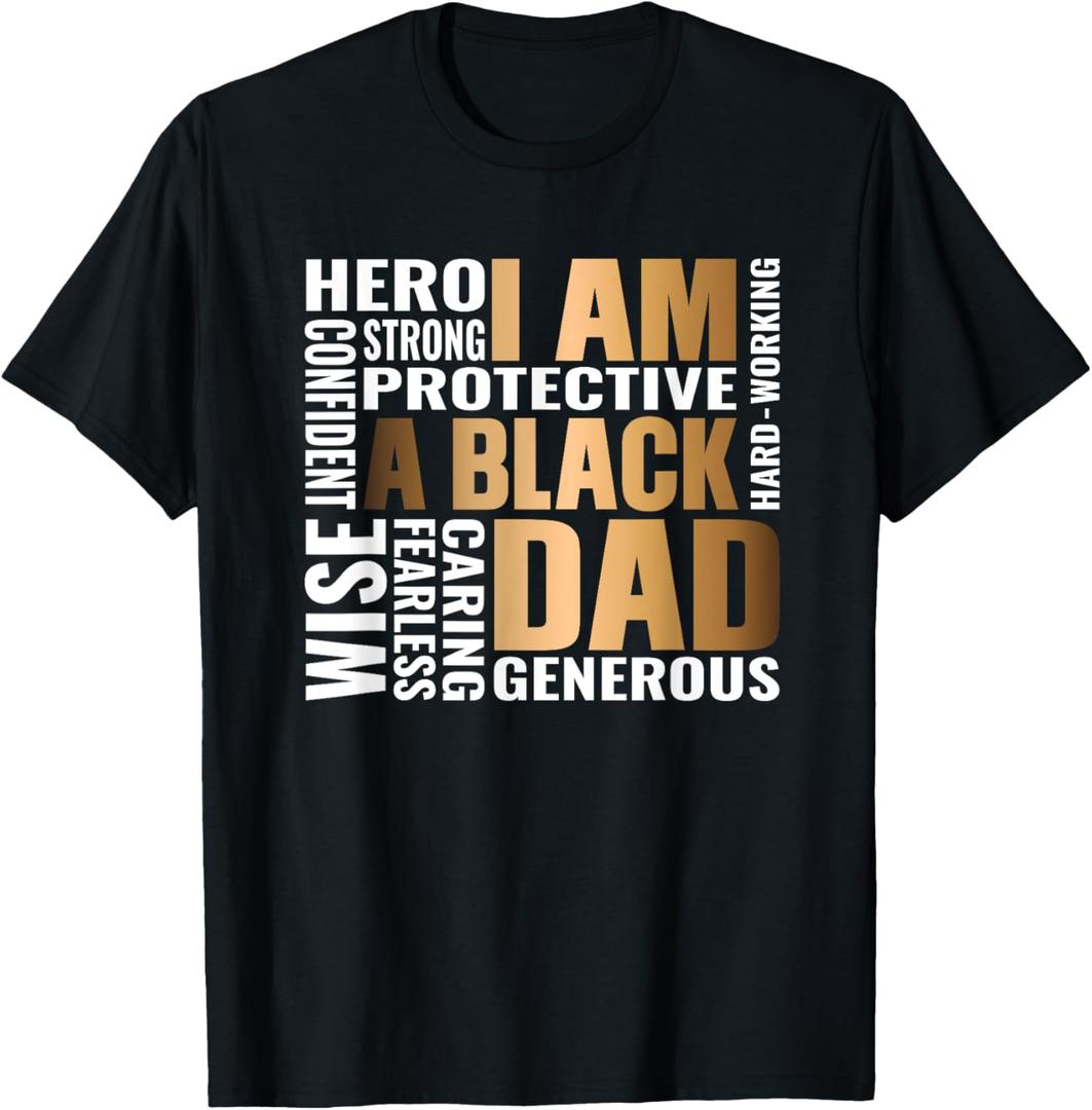 Black Father King Fathers Day Dad Matter Husband Dope Leader T-Shirt (Small)