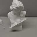 Norrclp Greek Statue of Musical Goddess, Classic Roman Head Bust Greek Mythology Sculpture for Living Room Home Shelf Decor (Goddess-11.8in)