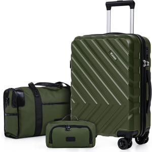 Luggage Sets 3 Piece,Suitcases with Wheels,Carry On Luggage Set 22x14x9 Airline Approved,Hardshell Luggage Sets With TSA Lock,20 Inch Carry On Suitcase