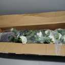 2 Pack 3FT Artificial Camellia Trees in Pots, White Flowers