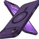 Magnetic Shockproof for iPhone 17 Air Case,Upgraded[Camera Protection][Compatible with Magsafe][Non-Slip][Mil-Grade Protection] Slim Translucent Matte Phone Case for iPhone 17 Air,Deep Purple