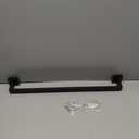 Black Towel Bar 24 Inch - SUS304 Stainless Steel Towel Rack Bathroom - Towel Holder Matte Black Wall Mount