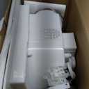 Bathroom Exhaust Fan with LED Light, Square Ceiling Mount Quiet Exhaust Fan for Bathroom/Restroom/Shower/Home/Office,1.0 Sones Low Noise, 141 CFM 4" Duct (Panel size:12inch)