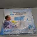 QuickChange Men's Incontinence Wrap, Maximum Absorbency Folding Pad Designed for Men with Reduced Mobility. Fits Inside Diapers or Briefs. (10 Count Trial Pack)