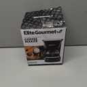 Elite Gourmet EHC4128 Automatic 4-Cup Brew & Drip Coffee Maker with Pause N Serve, Glass Carafe, Reusable Filter, On/Off Switch, Keep Warm, Water Level Indicator, Black