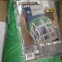 Jay Franco Minecraft 7pc Full Bed Set - Includes Comforter, Sheet Set & Decorative Pillow Shams - Features Creeper, Ghost, Zombie & Enderman Characters