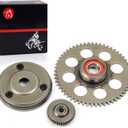 Starter Clutch Gear Kit For Polaris Sportsman 90 2010-2014 Sportsman 110 2016-2021 Outlaw 90 2007-2014 Outlaw 50 2008-2019 Outlaw 110 2016-2021 0453466 0454961 0455258 0450178