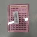 Natural Lash Clusters Kit Short Wispy Eyelash Clusters 8-14MM Clear Band Cluster Lashes Extensions Kit 120Pcs CC-Curly Daily Exquisite Eyelashes Clusters with Bond and Seal and Tweezers