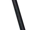 HOME&I Kickdown Door Stopper,7-Inch Door Holder Kick Door Kickstand Rubber Foot (Black, 7 Inch x 1 Pack)