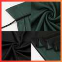 Stand Collar with Hood Reversible Cloak Masquerade Cape Costume, Black and Red