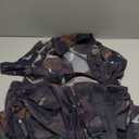 Acelyn Sexy 2 Piece Outfits for Women Summer Mesh Printed Long Sleeve Button Down Shirt Tops and Bodycon Flared Pants Sets (X, Black)