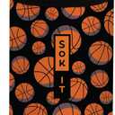 Sok It BotlSok Water Bottle Sleeve Insulated Neoprene Cover (Basketball, Fits 32oz Nalgene)