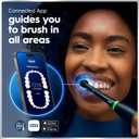 Oral-B iO Deep Clean + Protect Rechargeable Electric Toothbrush, Black, iO Series 7, 2 Replacement Brush Heads, Charging Travel Case