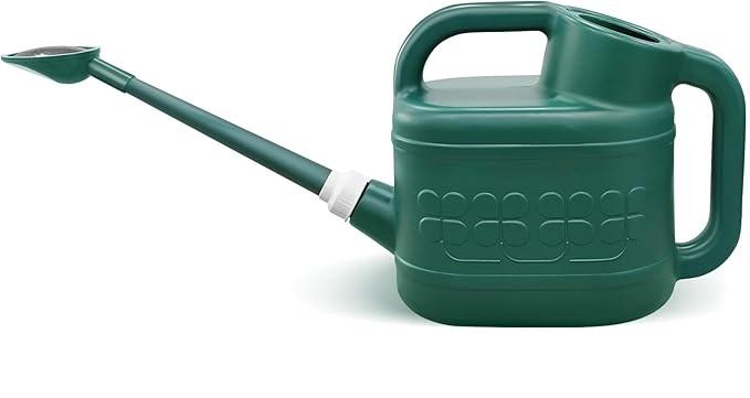 2 Gallon Watering Can, Garden Watering Can Outdoor, Plant Water Can with Removable Long Spout and Stainless Steel Sprinkler Head, Large Plastic Outdoor Watering Cans for Gardening Flower Plants