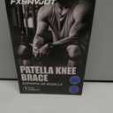 Knee Brace Patellar Tendon Support Strap for Women, Knee Pain Relief Adjustable Neoprene Knee Strap for Fitness, Excercise (Black, Large)