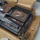 DUMOS Dresser for Bedroom, Storage Organizer with 9 Drawers, Chest of Drawers with Fabric Bins, Sturdy Metal Frame, Wood Tabletop for Guest Room, Closet, Entryway, Brown