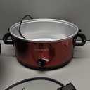 Crock-Pot 6-Quart Cook & Carry Oval Manual Portable Slow Cooker, Red - SCCPVL600-R, 5.68 Liters