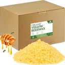 YASNAY Yellow Beeswax Pellets 5LB, 100% Organic Beeswax, Beeswax for Candle Making, Body, Skin Care DIY, Lip Balm and Soap Making Supplies