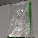 uxcell 2Pcs 17"Clear Curtain Pull Rod, Acrylic Blind Wand Replacement Part with Hook, Window Blind Tilt Wand for Window Opener Accessory