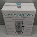 CASABREWS CM5418 Espresso Machine 20 Bar, Compact Espresso Maker with Steam Milk Frother, Stainless Steel Coffee Machine with 34oz Removable Water Tank for Cappuccino, Gift for Women or Men, Silver