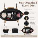 LOUKAYCCI Quilted Purse Organizer Insert for Longchamp Le Pliage L Tote