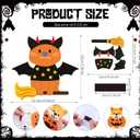Copkim 30 Sets Halloween Craft Kit DIY Halloween Pets Magnet Craft Make Your Own Pet Decorations for Fun Home Activity Party Supplies Adults