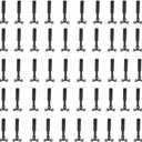 Angle Adjustable Connectors,Baluster Swivel Connectors with Screw for Installation of 1/2" Square Balusters balusters for Staircase Interior 50Pack